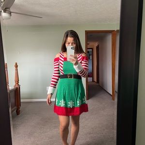 Ugly sweater dress